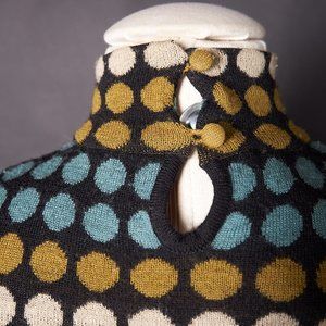 Vintage Jocomomola Mock Neck Sweater
